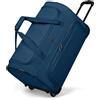 REDOLZ borsone da viaggio con ruote M 61 cm | trolley morbido 71 L leggero per uomo e donna | Duffle Essentials