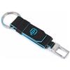Piquadro PC3751B2/N Blue Square Portachiavi, Nero