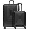 REDOLZ set valigie rigide 2 pezzi: S 55 cm con laptop 3,2 kg + L 77 cm 4,4 kg, entrambi espandibili 5 cm, Essentials 14