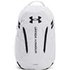 Under Armour Hustle 6.0 Backpack - Zaino unisex (confezione da 1), (100) Bianco/Nero, Taille unique, Hustle 6.0 Zaino