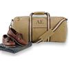 Cocholate Borsa Weekend - Borsa di Tela - Regali per Uomini (58x30x30 cm) Ricamata e Personalizzata con le Tue Iniziali, beige, 58x30x30cm, Contemporaneo