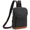 XINYASEE Zaino Antifurto Porta PC Tela Uomo Donna Scuola Classico Vintage Viaggio Escursionismo Lavoro Quotidiano Shopping (nero)