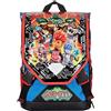 GP Gormiti ZAINO SCUOLA Gormiti ESTENSIBILE originale nuova collezione + omaggio portachiave fischietto + 10 penne glitterate + segnalibro