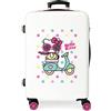 Hello Kitty Girl Gang Hello Kitty Valigia Media per Bambini, 68 cm, Bianco