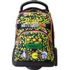 Shout Pixel Gaming | Zaino Trolley Sganciabile da Scuola Elementare e Media per Bambini con Ruote in Gomma Zainetto da Bambino o Bambina - Trolley D-Touch