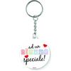 Regali Pazza idea Kit 20 Portachiave Diam 37 Mm Decorato Con La Frase Ad Un Alunno Speciale - 37 Mm - Plastica - Colorato - Regalo per Alunno - Collezione Scuola