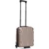 R.Leone Valigia 45x36x20 cm Easyjet Trolley Bagaglio a Mano 2 Ruota in ABS 20374ES (45x36x20cm 2Ruota, Oro)