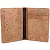 BOSHIHO Eco-friendly sughero ecologico sughero carta di credito Organizzatore Portafoglio Slimfold biglietto da visita caso unico Vegan regalo (Cork 01)