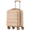Flight Knight Bubble Suitcase - Ryanair easyJet Jet2 Approved - 8 Wheel Carry Cabin Hardcase 45x36x20cm