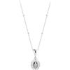 Donipreziosi Collana Rosario con Ciondolo Madonna Zirconata in Argento 925%, Madonnina collanina con Zirconi, Perfetta idea regalo