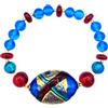 LE GEMME DI VENEZIA BRACCIALE IN VETRO ANTICA MURRINA VENEZIA ACQUAMARE VR071