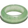 oasymala Anello di pietra di agata naturale con cristallo curativo, accessorio per meditazione per uomo o donna (Avventurina verde (Green Aventurine))
