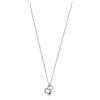 day berlin day.berlin collana cuore donna Mila argento, lunghezza regolabile 50+5 cm, collana con ciondolo a cuore e moneta, acciaio inox 316L senza nichel, impermeabile