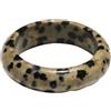 oasymala Anello di pietra di agata naturale con cristallo curativo, accessorio per meditazione per uomo o donna (Diaspro dalmata (Dalmatian Jasper))