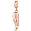 Rosato Charm Donna In Argento Con Simbolo Cornetto | Collezione Storie - RZ209