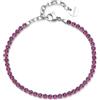 Brosway Bracciale Donna, Bracciale Tennis in Acciaio e Cubic Zirconia | Collezione Desideri - BEI105