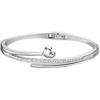 LOTUS STYLE Bracciale Donna Acciaio Inox LS1843-2/1 Cuore - Bracciale Elegante con Finitura Lucida e Raffinata 6,1 cm - Ideale come Regalo di Compleanno - Occasioni Speciali