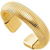 Michael Kors Bracciale da Donna Collezione Metallic Muse. Bracciale in Brass di Colore Oro con Finitura Lucida. Misure: Lunghezza: 170mm, w: 20mm. La referenza è MKJ8466710