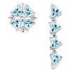 Amen Orecchini da donna di Amen della collezione Quadricuore. Orecchini in argento 925 con zirconi acquamarina e bianchi rodiato. Misure: Chiusi 8 mm - Aperti lungh.2 cm. La referenza è EMHBAC