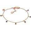 Emporio Armani Bracciale da donna in acciaio inossidabile o ottone con chiusura a moschettone in tonalità oro rosa