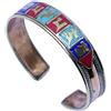 Tibetan Silver Boho Bracciale per Uomo Donne, Fatto a Mano Turchese Polsino Braccialetto, Moda Bracciale Vintage Disegno Gioielli, Cuff Bracelet