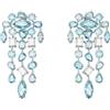 Swarovski Orecchini a clip da donna Gema Blu Placcato rodio 5666015