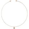 Rue des Mille Girocollo Donna Argento 925 Catena e Stella Zirconi Oro Rosa | Collana Donna Argento 925 | Collana Argento Donna Finito a Mano Nei Dettagli Con Una Potente Carica Sentimentale