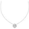 Amen Collana, (P) Diamonds, Colar Silver 40+5 cm, Prata 925 (1,38 GR), Diamante 0,6 cm CLSO60BB Marca, Única, Metallo, Nessuna pietra preziosa