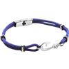 amorili Bracciale Amo da Pesca Pescatore in Acciaio Inox e Corda | Gioiello Nautico Maschile | Braccialetto Sportivo e Resistente | Idea Regalo Uomo Amante del Mare bcc1602b