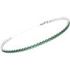 amorili bracciale tennis argento 925 (smeraldo)