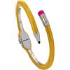 Generico Braccialetti colorati alla moda Braccialetti Braccialetti squisiti a forma di matita incrociata Braccialetti(Yellow)