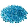 Vivaio di Castelletto Ciottoli colorati in vetro Azzurro ciotoli fagioli decorazione Giardino Acquario Vasi pietre 10-20 mm sacchi da 1kg Perline Pepite Tessere Mosaico Vivaio di Castelletto