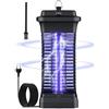 Regevo Lampada Antizanzare Elettrica, 6W Elettrica Ammazza-zanzare Portata Effettiva 30m², Ammazza-insetti Elettrico con Interruttore e Cavo da 1,2m, Uccide Efficacemente gli Insetti Volanti per Uso Interno