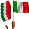 NARAMAKI Calcio 2025-10 Bandiere Italia Con Asta - Bandiere 30x45cm (Asta 60cm) Campionato Napoli (BANDIERA ITALIA CON ASTA)