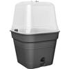 Elho Green Basics Growpot Square Allin1 20 - Vasetti per Piantine - Ø 19.5 x H 16.5 cm - Nero/Living Black