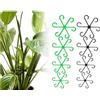 CALLYSONIC 28 supporti per piante perenni, supporto per steli, 4 misure, anello per piante e fiori, fiocchi di neve