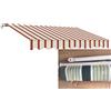 Sangiorgio Tenda da Sole A Caduta con MANTOVANA 250X250 Verde-Bianco