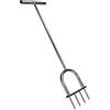 Varomorus Aeratore per carotaggio Prato in Acciaio Inox per Rimuovere l'erba, con Punta per aerazione, Strumento Resistente (aeratore a chiodo)