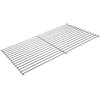 Deos-grill DEOS Griglia in Acciaio Inox Europeo AISI 304 - Griglia Barbecue 48x30cm - Griglia per Barbecue/Forno/Camino a Legna - Diametro Materiale 6+4mm - Griglia Inox Versatile per Grigliate Perfette