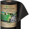 Covello Telo Pacciamatura Premium Line 50m x 1,6m Telo Geotessile per Orto Anti Erbaccei, da Giardino 50g/m² Resistente alle intemperie, Permeabile all'Acqu Stabilizzazione ai Raggi UV 80m² Nero