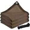 AHWEKR Telo Ombra Rettangolare - Rete Protettiva - Protezione Solare - Resistente alle Intemperie - 90% per Giardino, Serra, Patio, Terrazza e Campeggio,2m x 3m