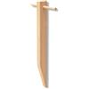 KZ GARDEN - Set di 60 picchetti di fissaggio in legno di pioppo per tela di pacciamatura - Ancoraggio suolo autorodegradabile giardino orto, fissaggio telone pacciamatura