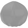SEIWEI 1 copertura per barbecue rotonda, impermeabile, 50 x 45 cm, colore grigio