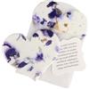 Seed Bloom Set di 24 fogli di carta semi di cuore viola - Scrivibili e impiantabili fiori selvatici con buste e guide di semina, regalo per la mamma per la festa della mamma, da usare per matrimonio, baby shower