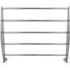 Fratelli Biasco Ringhiera Esterna Zincata, Recinzione Modulare a 5 Barre, Corrimano per Veranda e Giardino, Fissaggio a Pavimento, Modulo da 90X100 CM