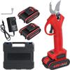 VCHICS Cesoie a batteria per potatura, Con taglio 9000mAh frutta 48VF 30MM batteria potatura efficiente albero 2PC potatura bonsai cordless potatore taglierina Per la potatura degli alberi(2Battery)