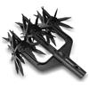 FLEXMAN Coltivatore Rotativo da Giardino, Scarificatore per Terreno da Giardino, Fresa a Stella da Giardino per la Preparazione dei Semi e L'Allentamento del Suolo per Giardino, Prato, Erbacce