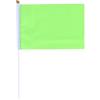 GALPADA 50 Pezzi Bandiera Quadrata Sventolante Verde Portatile per Feste Decorazioni Esterno in Poliestere Leggero Resistente