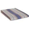 Corredocasa Tenda da Sole a Righe Strette con Anelli per Esterno in Tessuto Resistente Che Protegge dai Raggi Solari (Blu, 140x250 cm)
