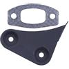 Haishine Marmitta silenziatore Silenziatore Kit staffa di scarico per Husqvarna 50 51 55 Motosega grancassa 501768801,501 76 88-01